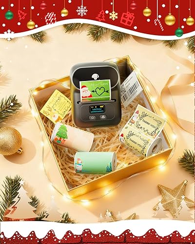 Miniatura 2 de Phomemo M110 Label Makers - Barcode Label Printer Bluetooth Label Maker Portable Thermal Printer for Small Business, Address, Barcode, Logo