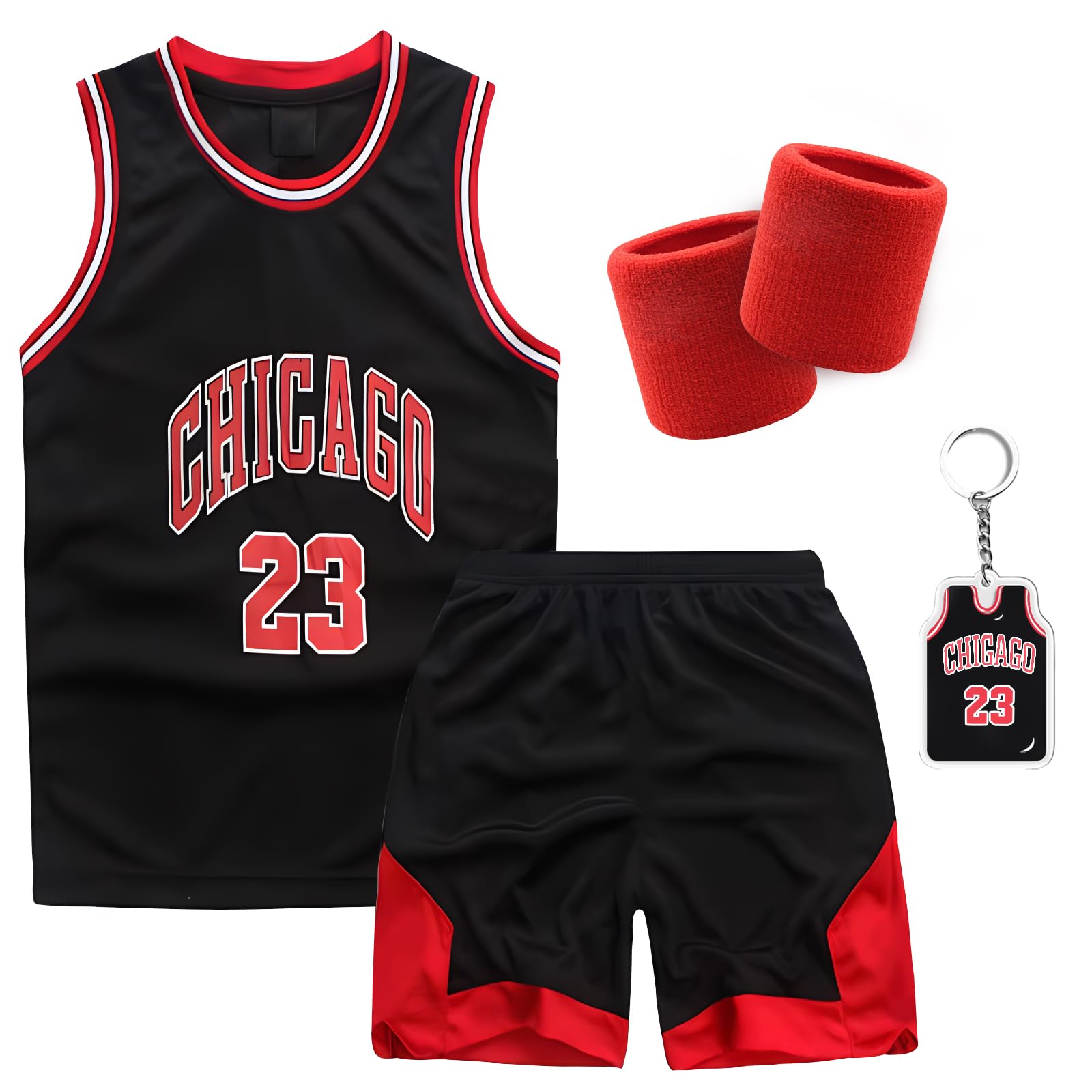 Pardofelis Camiseta de baloncesto para hombre, camiseta de baloncesto, ropa de entrenamiento, sin mangas, transpirable, ropa deportiva, camiseta de baloncesto, chaleco y pantalones cortos con 2 bandas