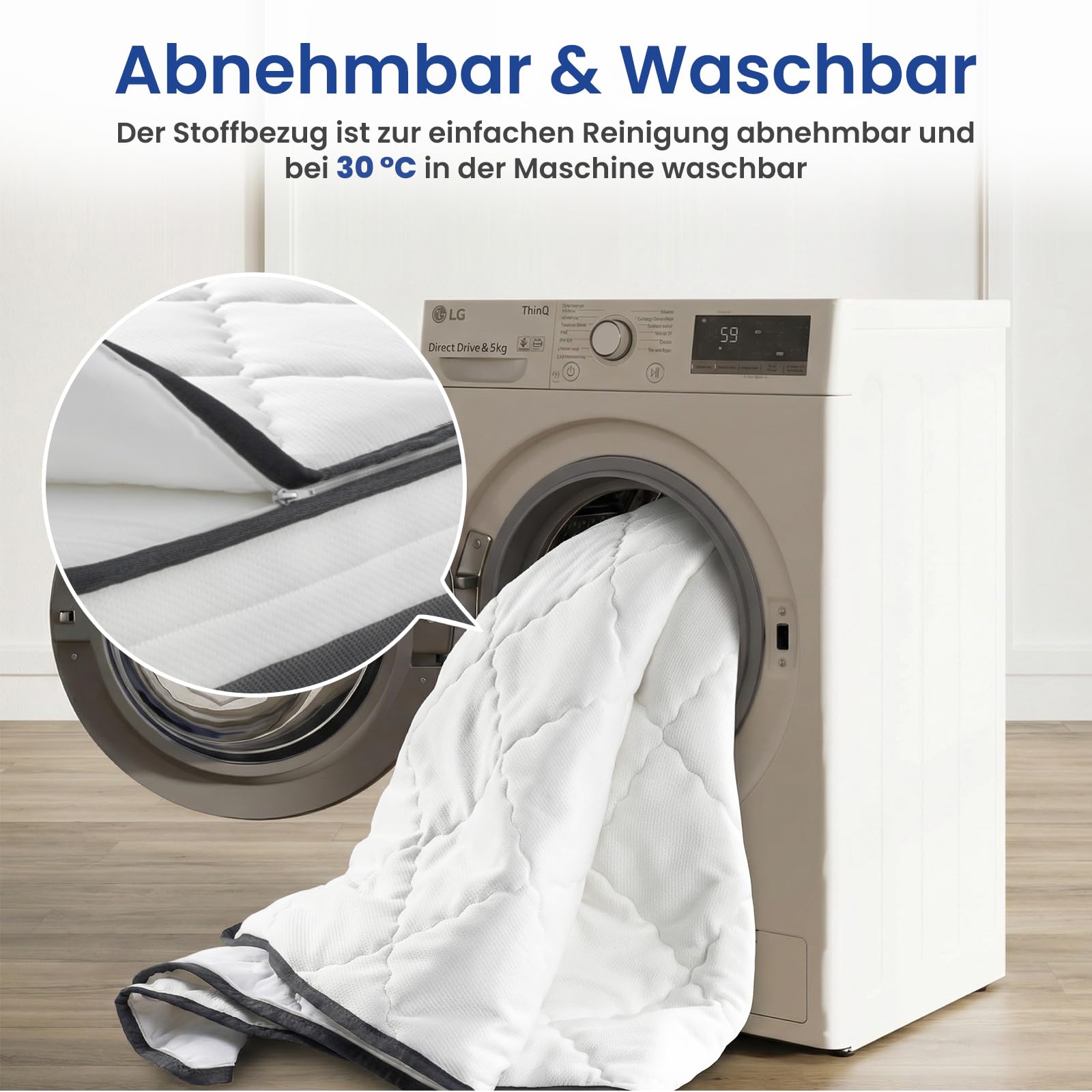BedStory Matratze 160x200 cm, Taschenfederkernmatratze 30 cm H4 mit Komfortschicht aus hochdichter Schaum, orthopädisch und ergonomisch Matratze, waschbarer & Abnehmbarer Bezug