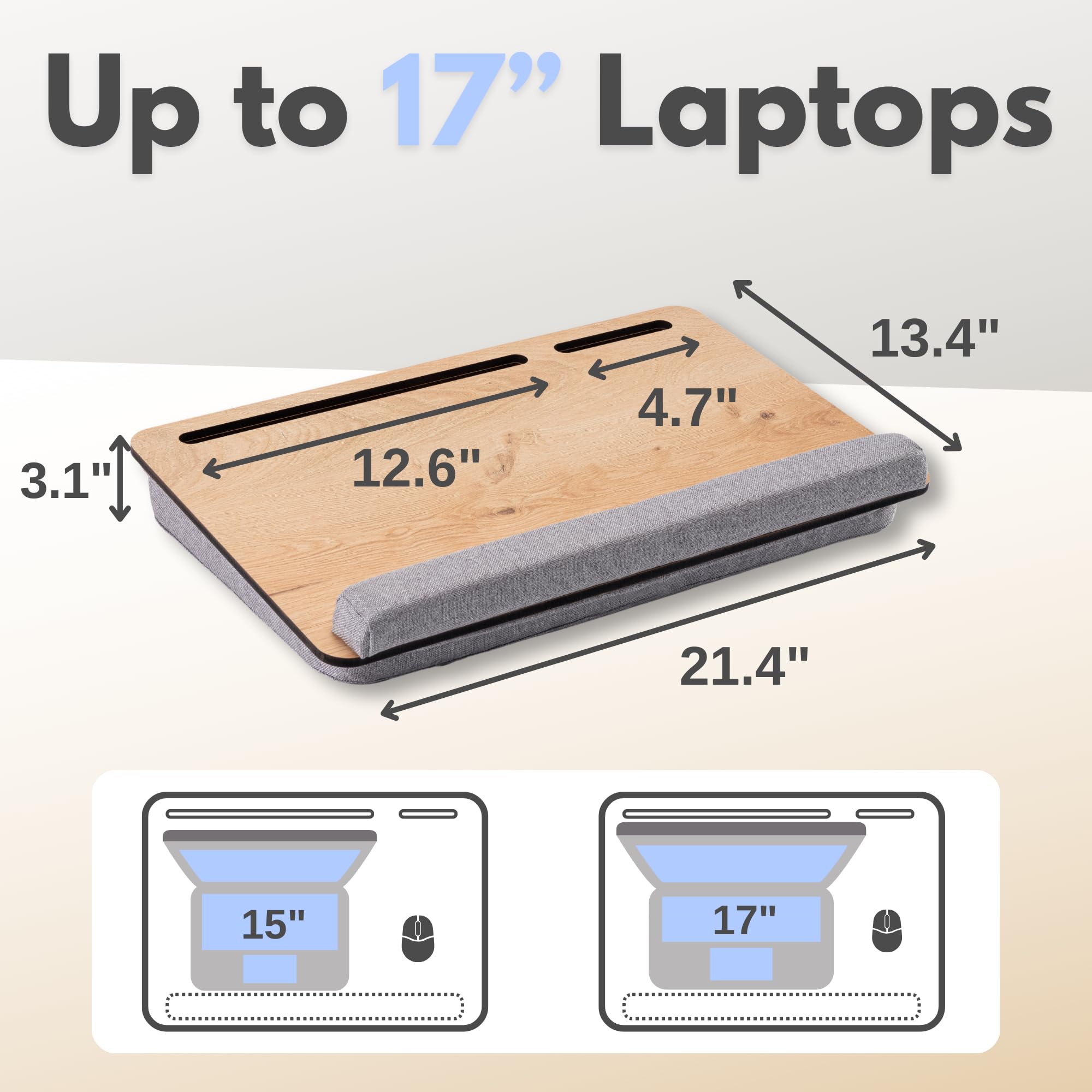Vigo Wood Laptop Table fürs Home Office - Test und Angebote - Dettaglio