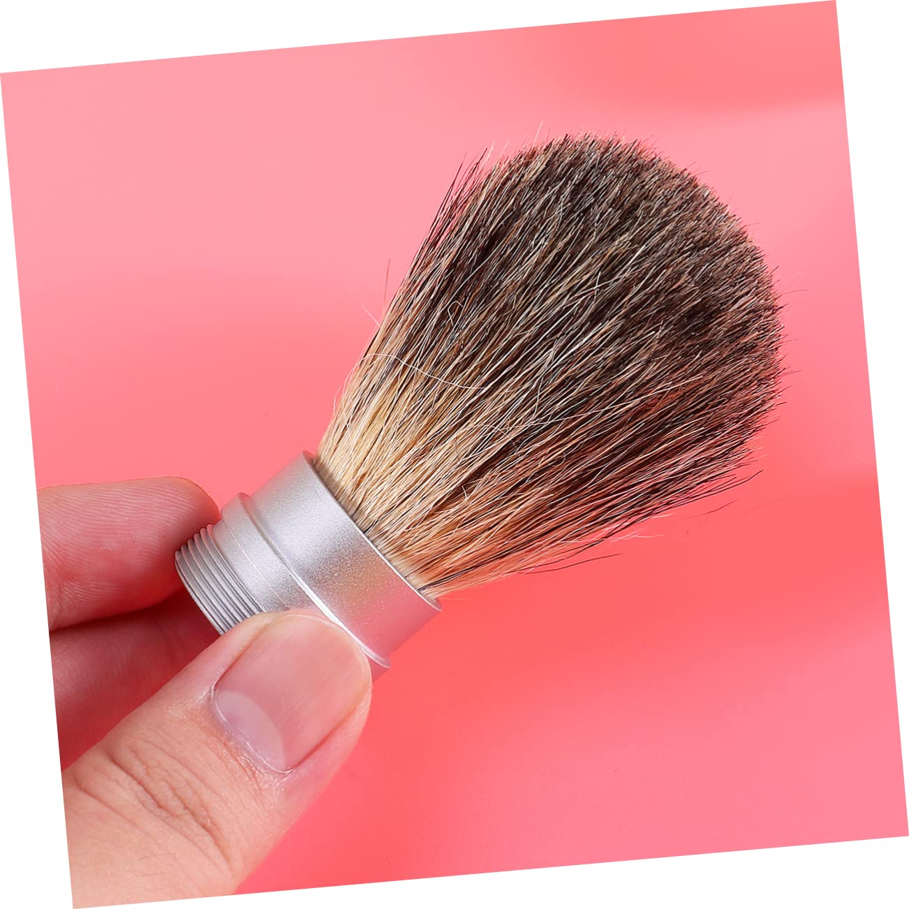 2 Piezas Brocha De Afeitar Jagger Soporte Para Brochas De Afeitar Cuenco y Cepillo De Peluquería Cepillos De Tinte Cepillo De Afeitar Portátil Cepillo Para El Cuello Hombre