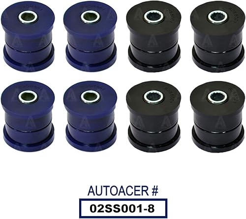 Miniatura 7 de AUTOACER - Kit de bujes de brazo superior e inferior trasero de 8 piezas - Compatible con NISSAN Pathfinder e INFINITI QX4 1996-2004 - Poliuretano -