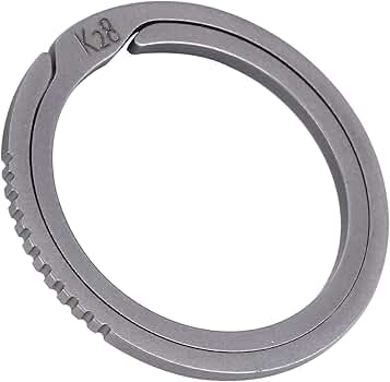 BANG TI Titanium Quick Release Keyrings 2-pack Side-pushing