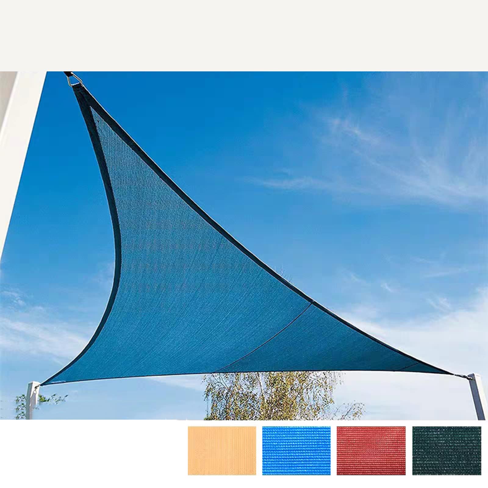 Schattentuch, 80% UV-Block, atmungsaktive Schattenabdeckung mit festem Clip-Bezugsstoff für Blumen, Pflanzen, Terrasse, Rasen, Sonnensegel,3.6 * 3.6 * 3.6m/11.8 * 11.8 * 11.8ft
