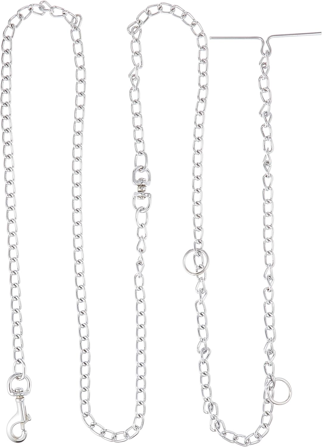 Petio Long Mantel Dog Leash with Rotating Can, 0.1 inches (3.5 mm)