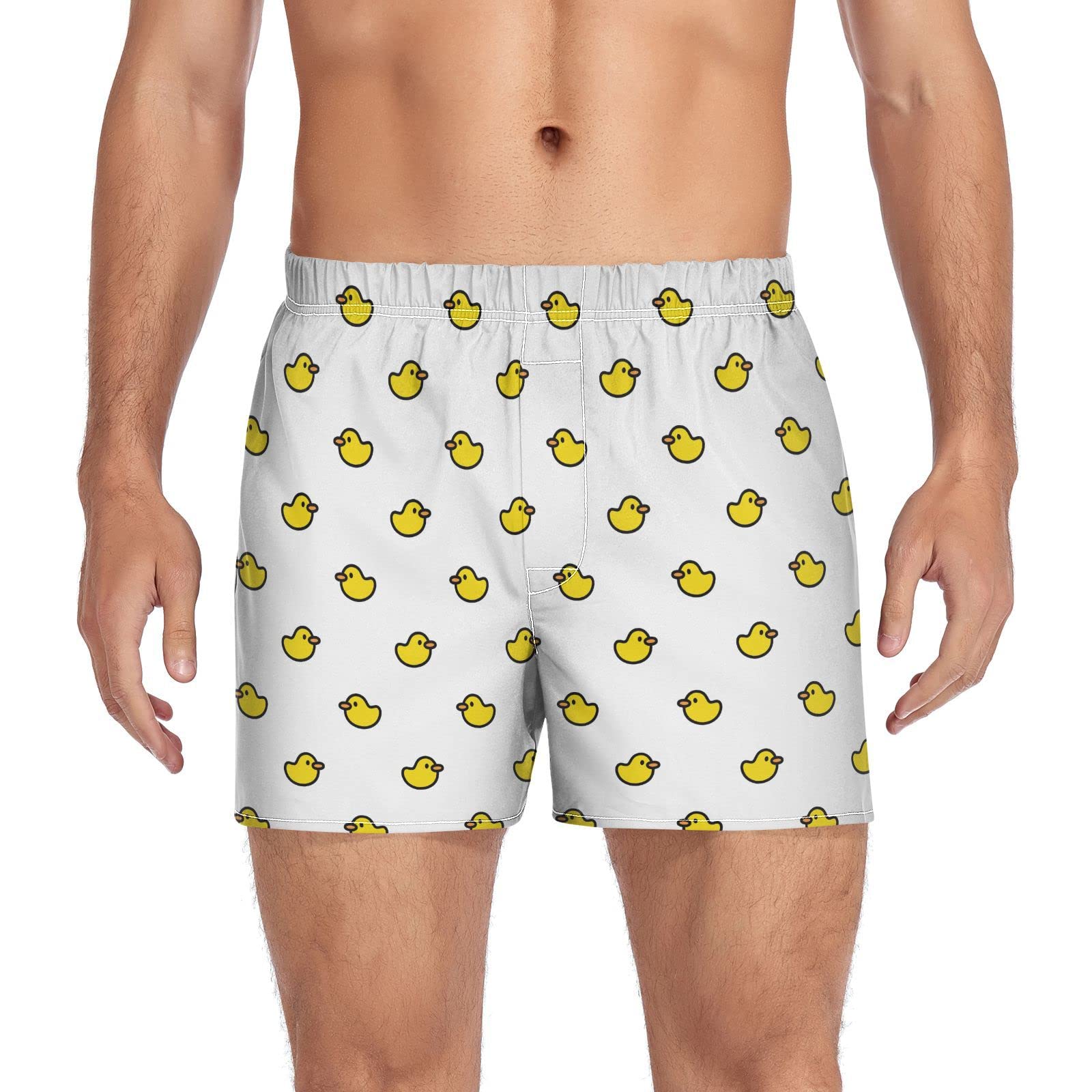 Dallonan Mens Boxer Shorts Soft Underwear for Men Lounge Pants Casual Pattern Printed Briefs