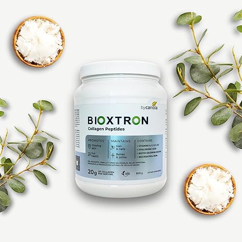 Miniatura 7 de Bioxtron Polvo de péptidos de colágeno, sin sabor, bovino tipo I con renovación de células madre para cabello, uñas, piel, intestino, huesos y