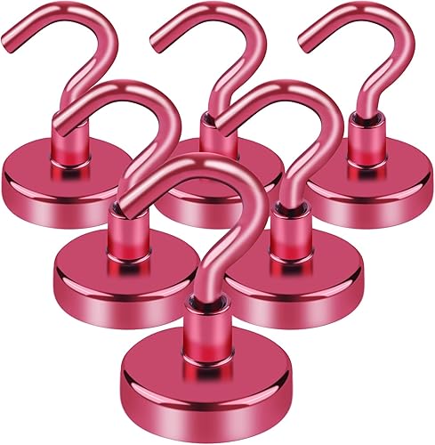 Vista 146 de LOVIMAG Imanes de crucero con ganchos, ganchos magnéticos de 50 libras para cabinas de cruceros, imprescindibles para viajes, imanes de neodimio