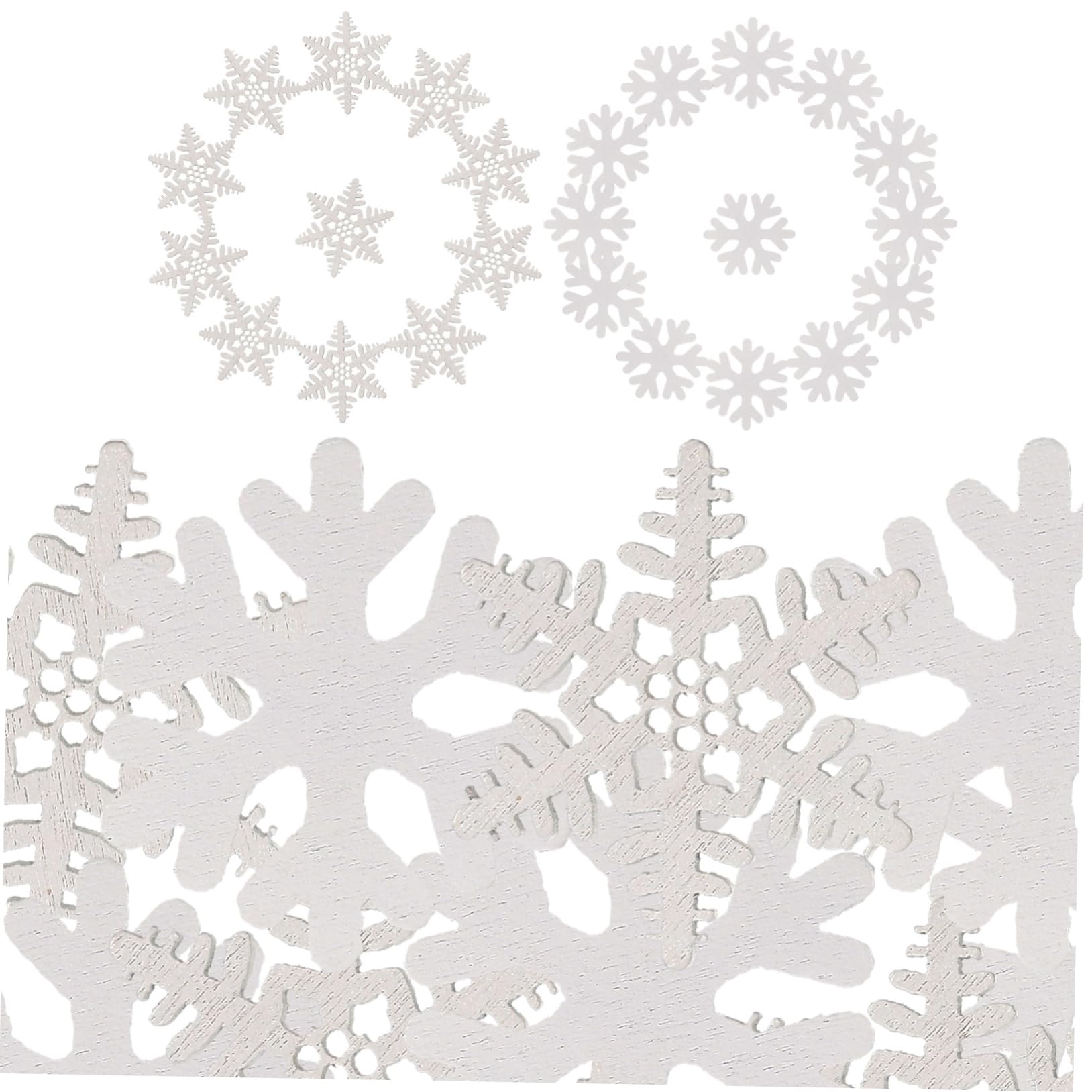 KALLORY 40pcs Embroidery Thread Organizer Yarn Bobbins Wooden Thread Holder for Craft Embellishments