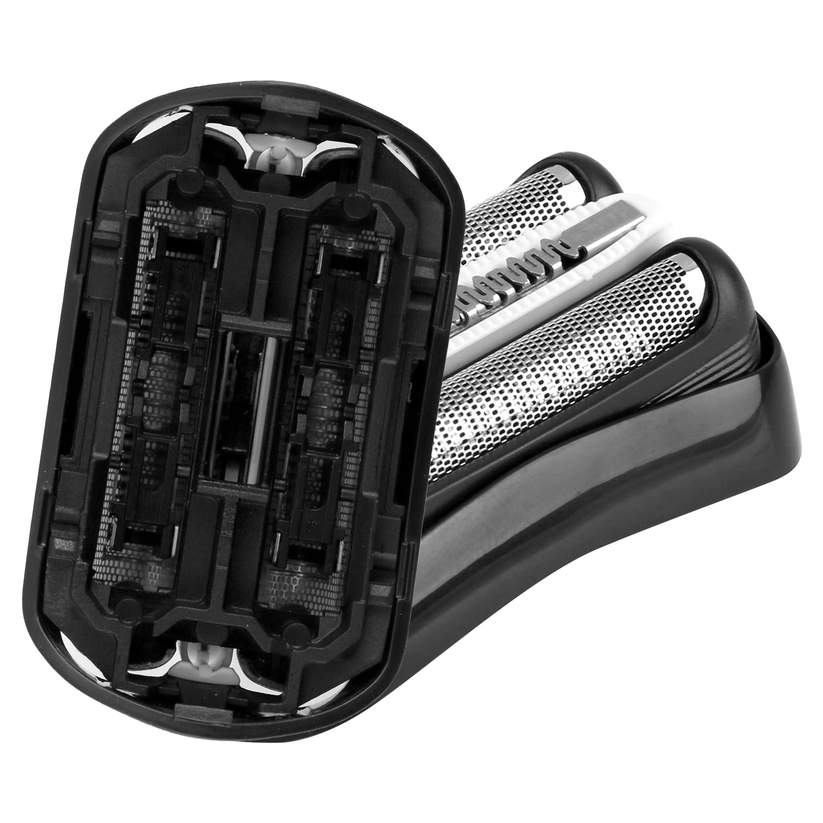 32B Series 3 Electric Shaver Replacement Head Compatible with Braun S3 3000s, 3010s, 3040s, 3050cc, 3080s, 3090cc, 310s, 320s, 330s, 340s, 350cc, Foil & Cutter Razor Heads, Black-image-43