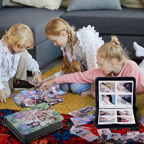 Miniatura 6 de Carpeta coreana POP Twice Trading para tarjetas fotográficas, 400 tarjetas fotográficas con mangas, regalos para niños y niñas, álbum de tarjetas
