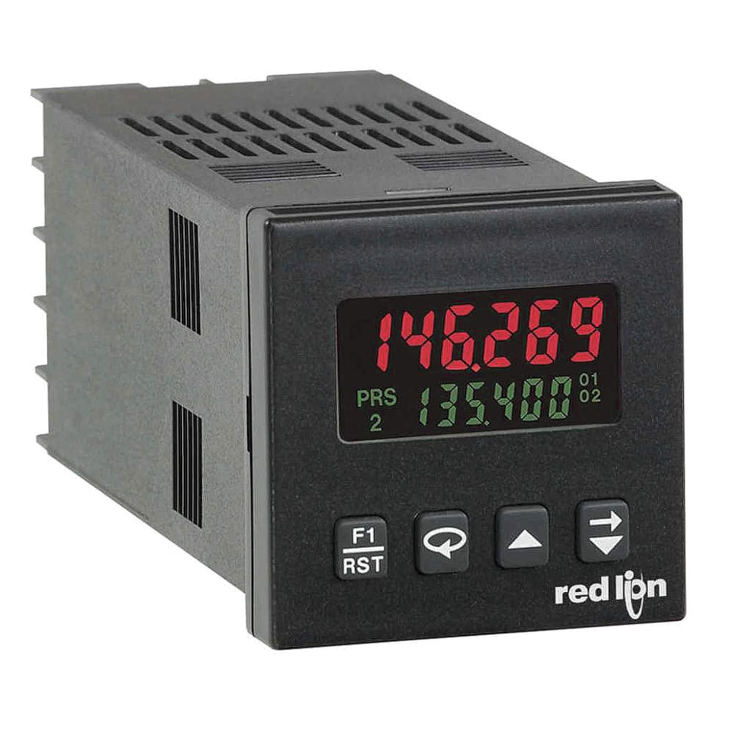 Red Lion Controls/N-Tron C48CD107 C48C (2P,B,RLY,SER), Dual Preset Counter, Dual Relay Outputs, AC Powered