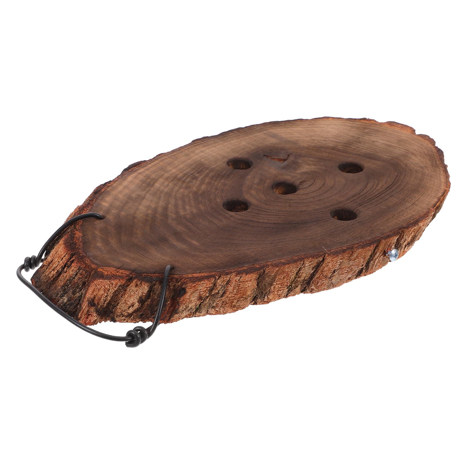 Tablero de madera rústica para helechos soporte vertical de suculentas interior