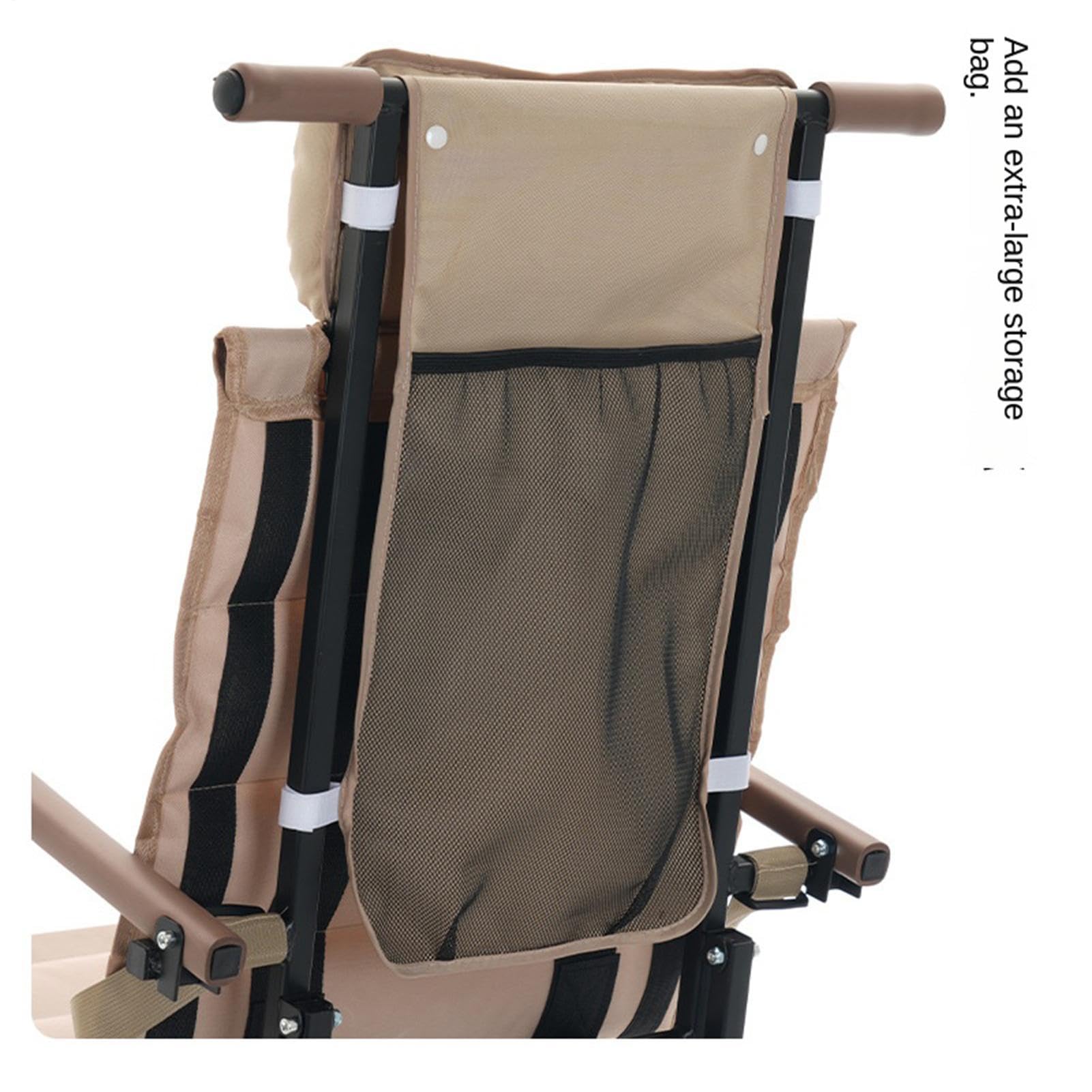 Sillas De Transporte Para Mayores Asiento Portátil Con Ruedas Reclinable | Silla Plegable Alta Capacidad De Carga Con Ruedas Para Mayores,Ancianos,Discapacitados,Adultos,Niños,Movilidad,Exterior,P