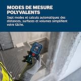 Bosch Professional laser measure GLM 40-31 (IP65 certified, shock-absorbing housing, 7 measuring modes, automatic calculations for length/area/volume, bright colour display, Li-ion battery compatible) - 4