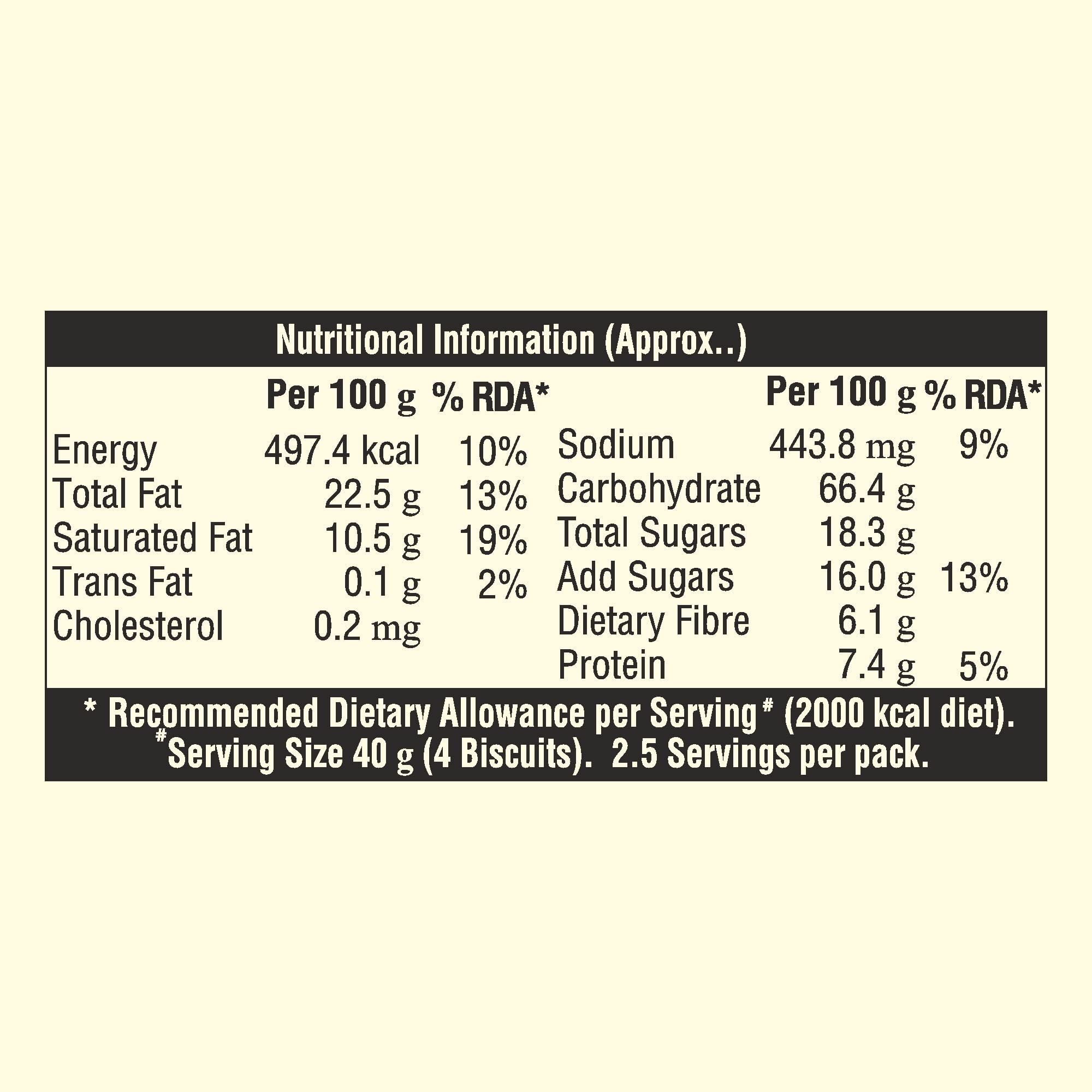 Dukes Digestive - Natural Goodness of Oats, Wheat, and Honey (Pack of 10 - 1000 Gram) - Honey - Image 6 thumbnail