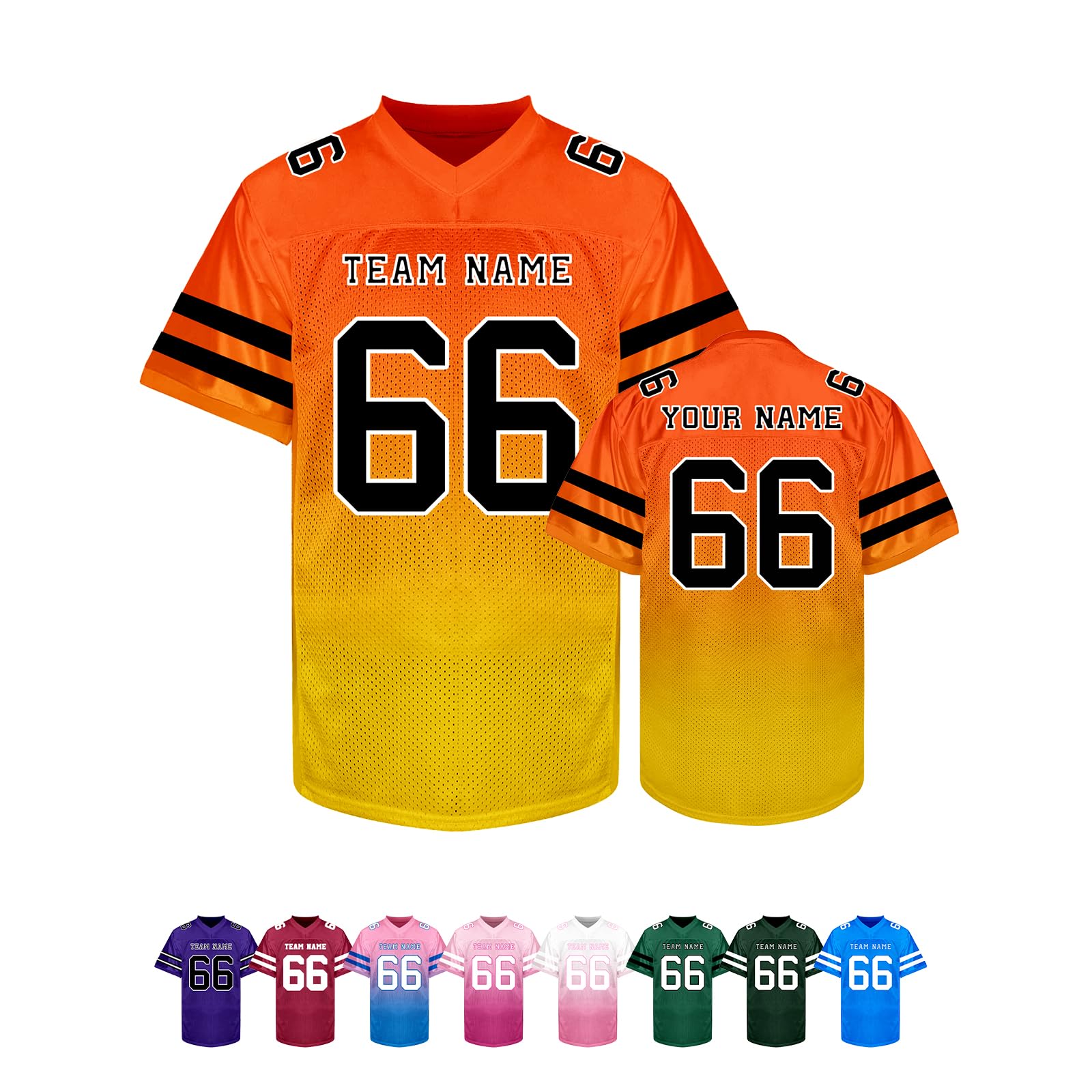 Custom Football Jersey Personalized Team Name Number Logo Customized Shirt for Men Youth Women Kids