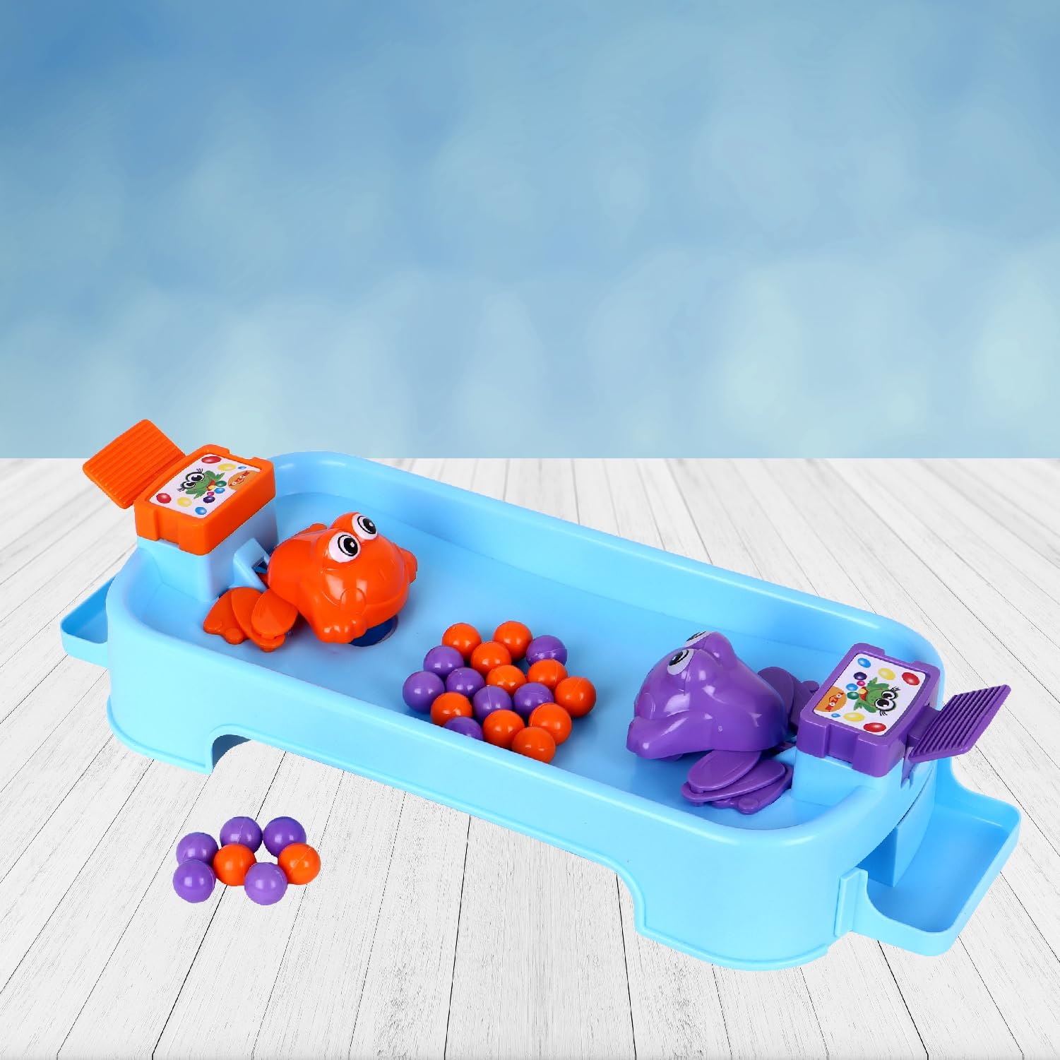 Toy Zone Frog Eat Beans Game - 2 Players | Hungry Frog for Kids | Multiplayer