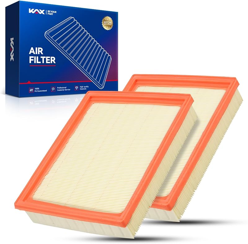 Filtro de ar do motor KAX CA12931 para Nissan Pathfinder e INFINITI QX60 – Pacote com 2