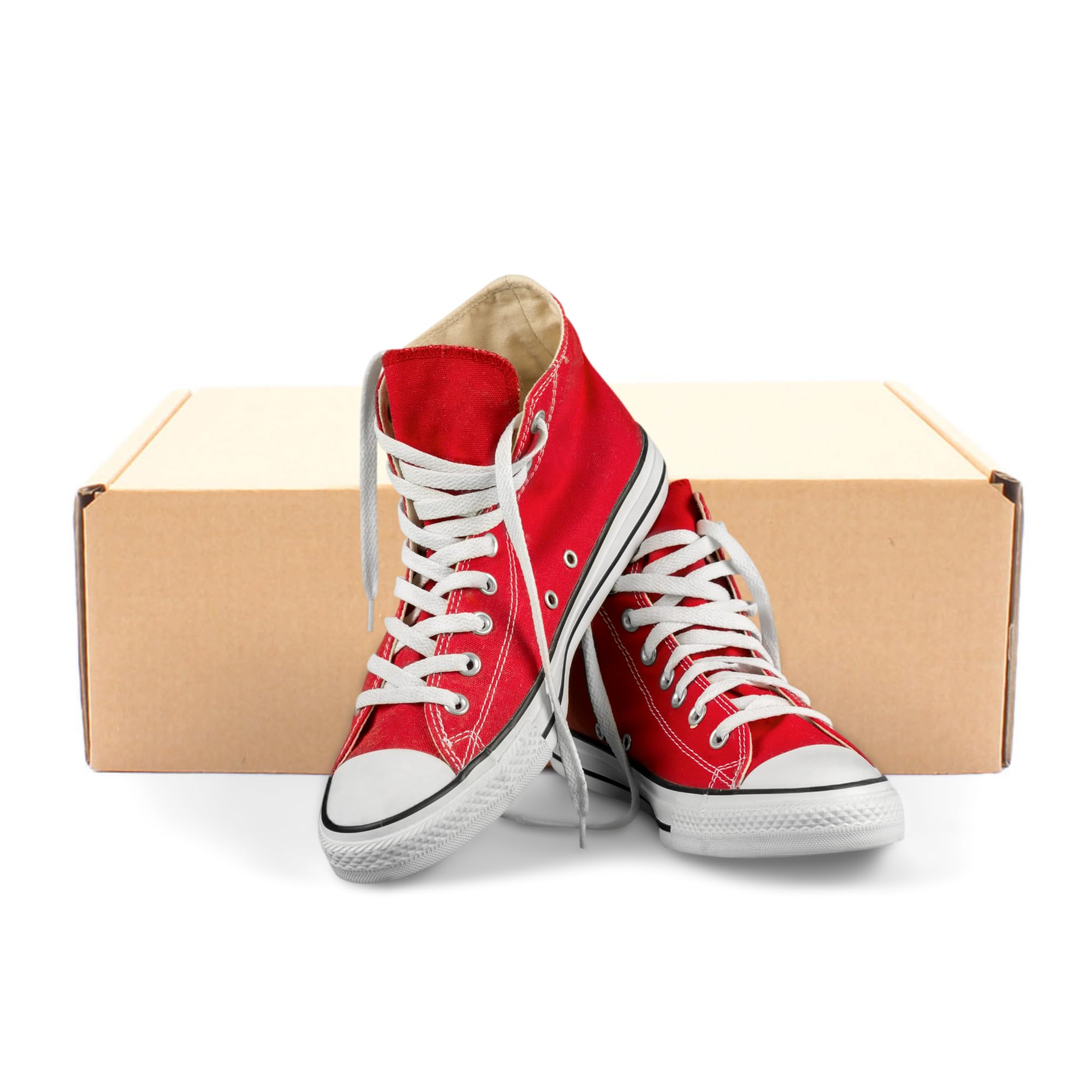 Cardboard Shoe Boxes For Packing Mailing - | Ideal For Shoes, High Heels, Kids, Adults, Slim Shoes, Large Boots (Pack of 10) (250 x 175 x 80mm (Kids & Small Adults))