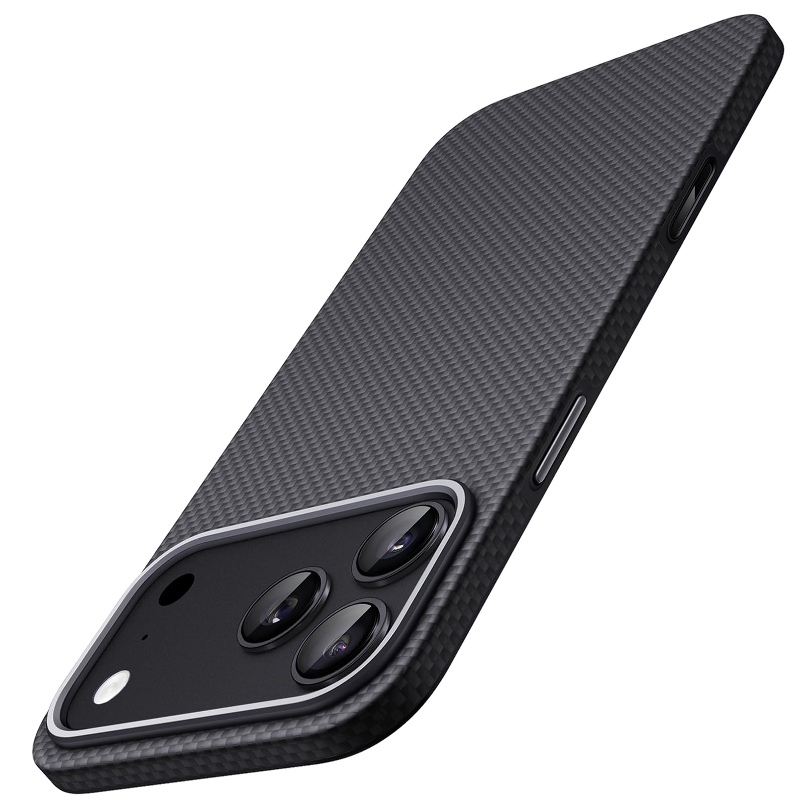 JETech Ultra Slim Aramid Fiber Case for iPhone 18 Pro Max/17 Pro Max, Black