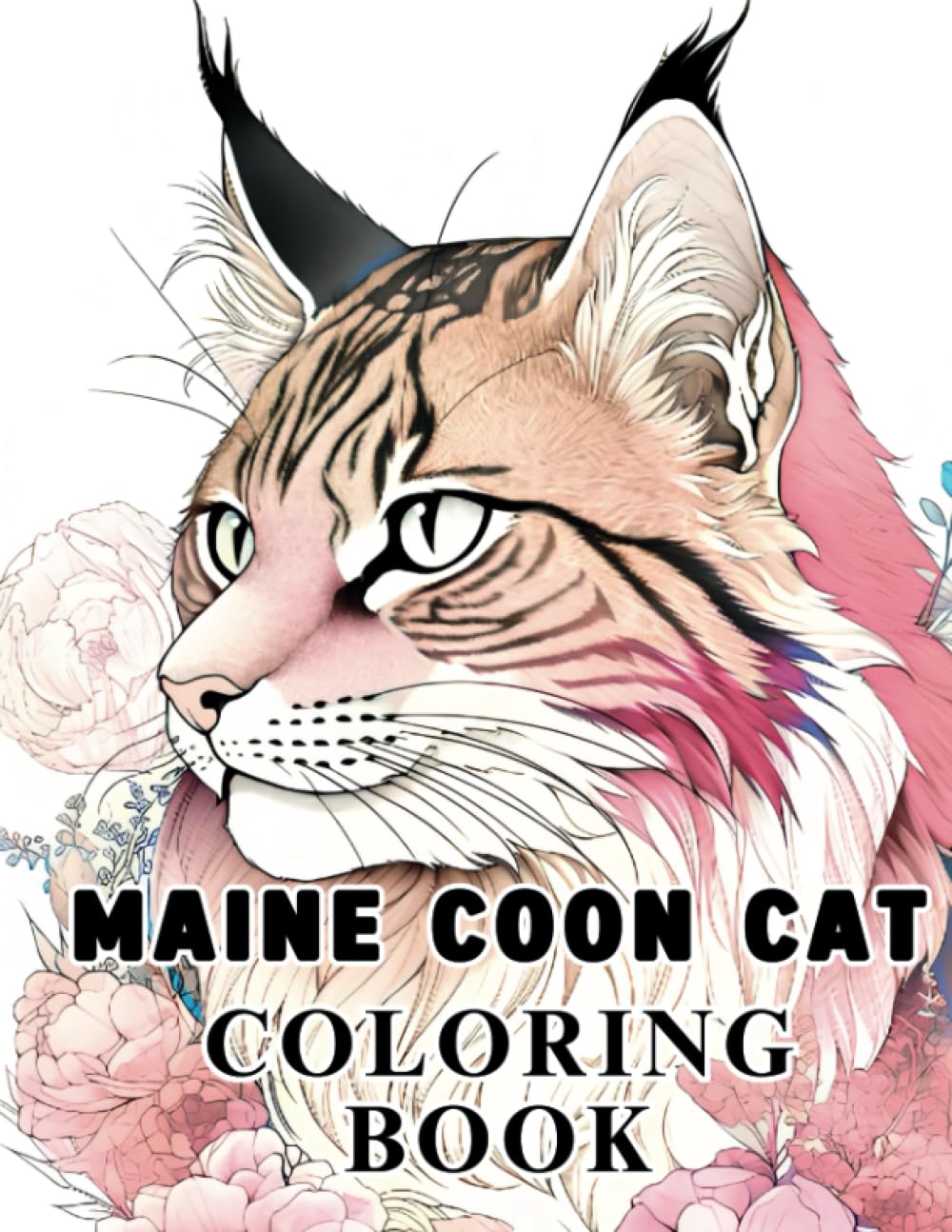 Maine Coon Cat Coloring Book