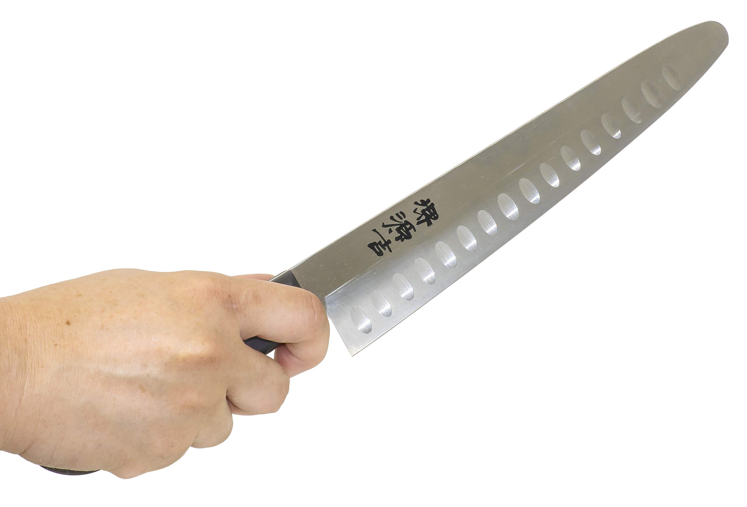 Amazon｜堺源吉 日本製 先丸 ディンプル 三徳 包丁 190mm ステンレス
