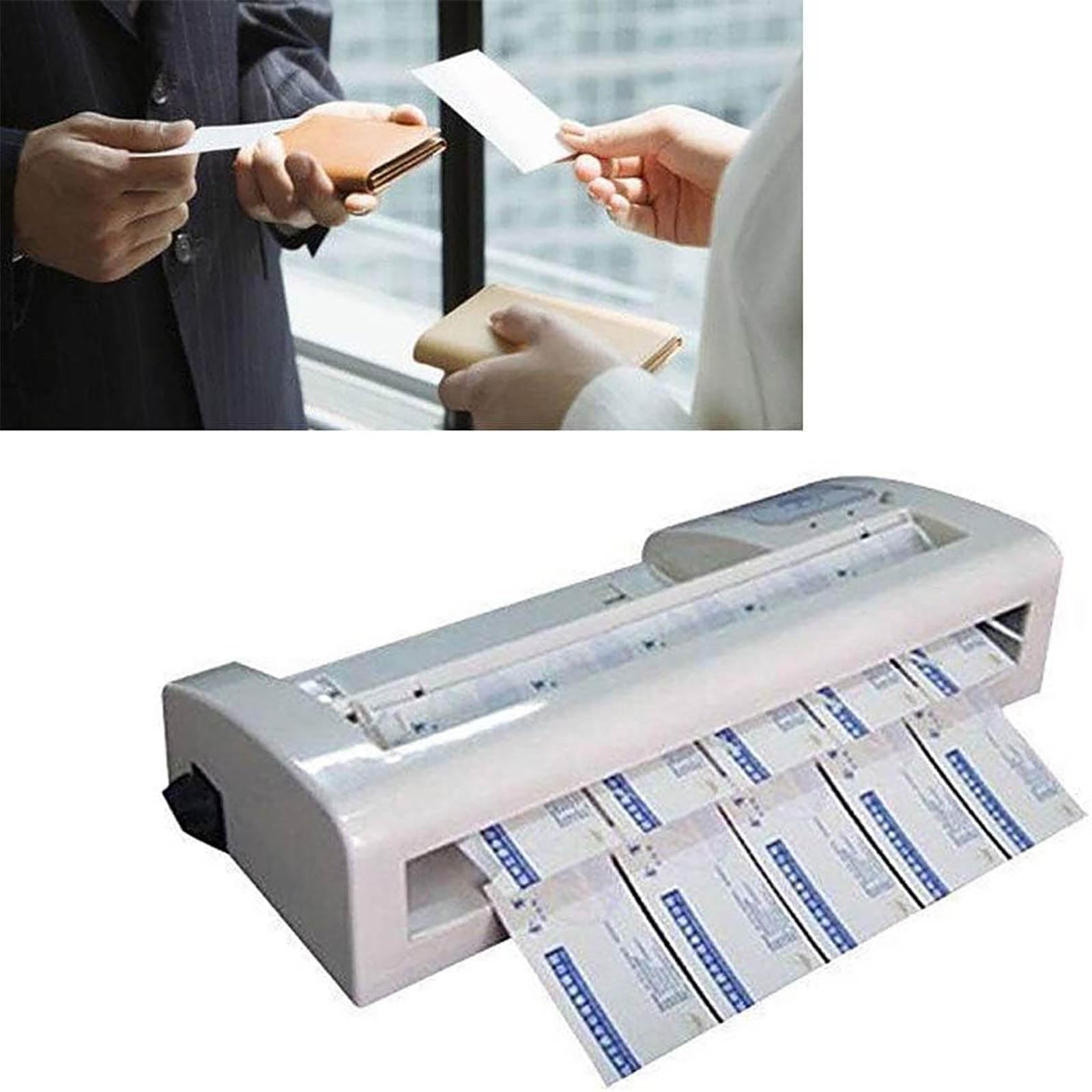 Elektrischer Kartenschneider, automatische Induktion mit einstellbarer 1-18 mm Positionierplatte, 50 U/min, geräuscharmes Schneiden, für Einladungs- und Mitgliedskarten
