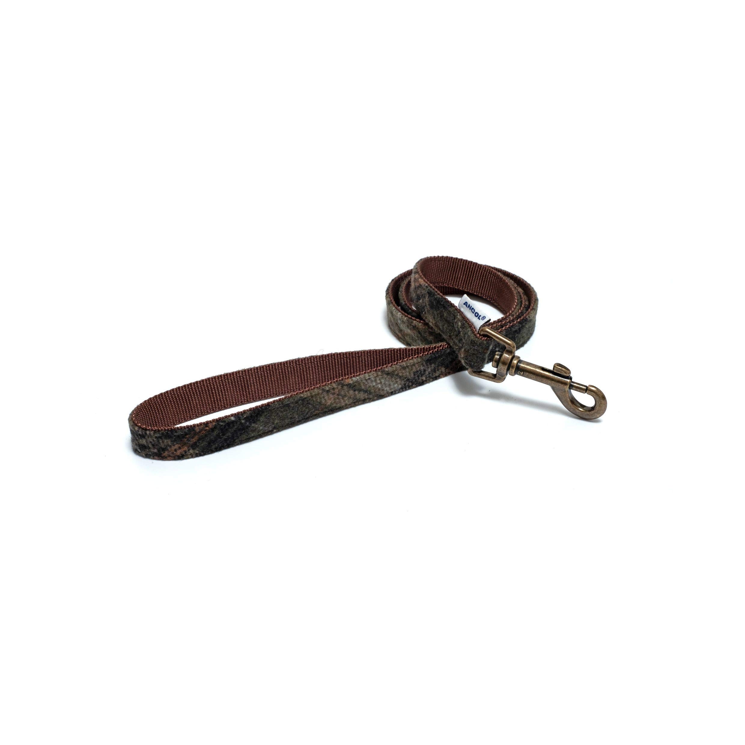 AncolHeritage Collection Country Check Lead 1mx19mm, Brown