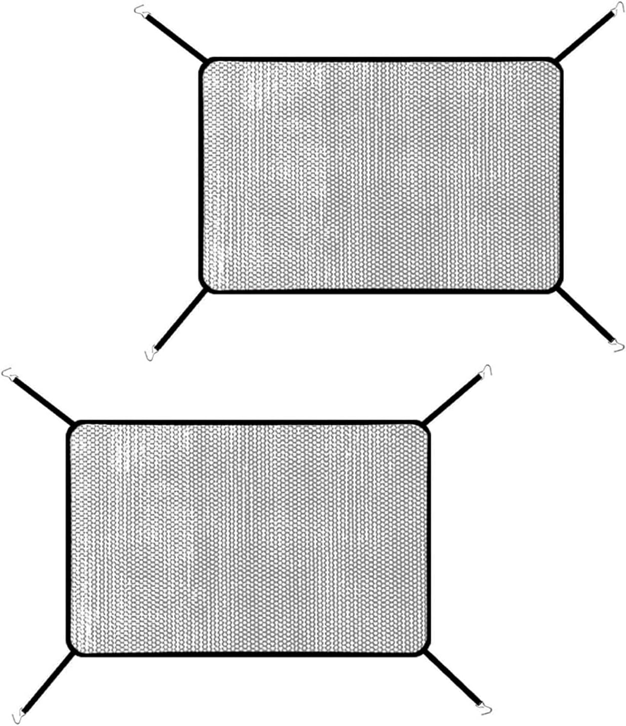 Foelony 2‑Piece High‑Density Car Grille Protection Net
