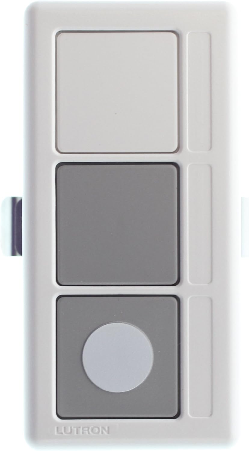 1 Lutron RAVCTXWH RadioRa Car Visor Controller White, Light Bulbs