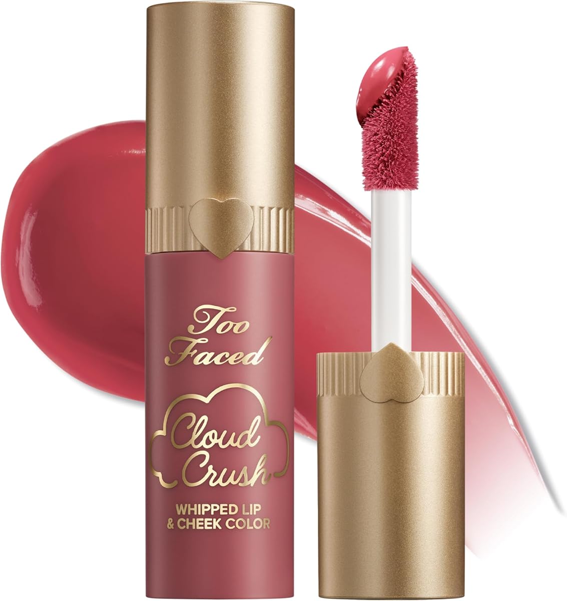 Labios y mejillas batidos Cloud Crush | Fórmula cremosa de usos múltiples con aceite hialurónico para un enjuague suave y de larga duración