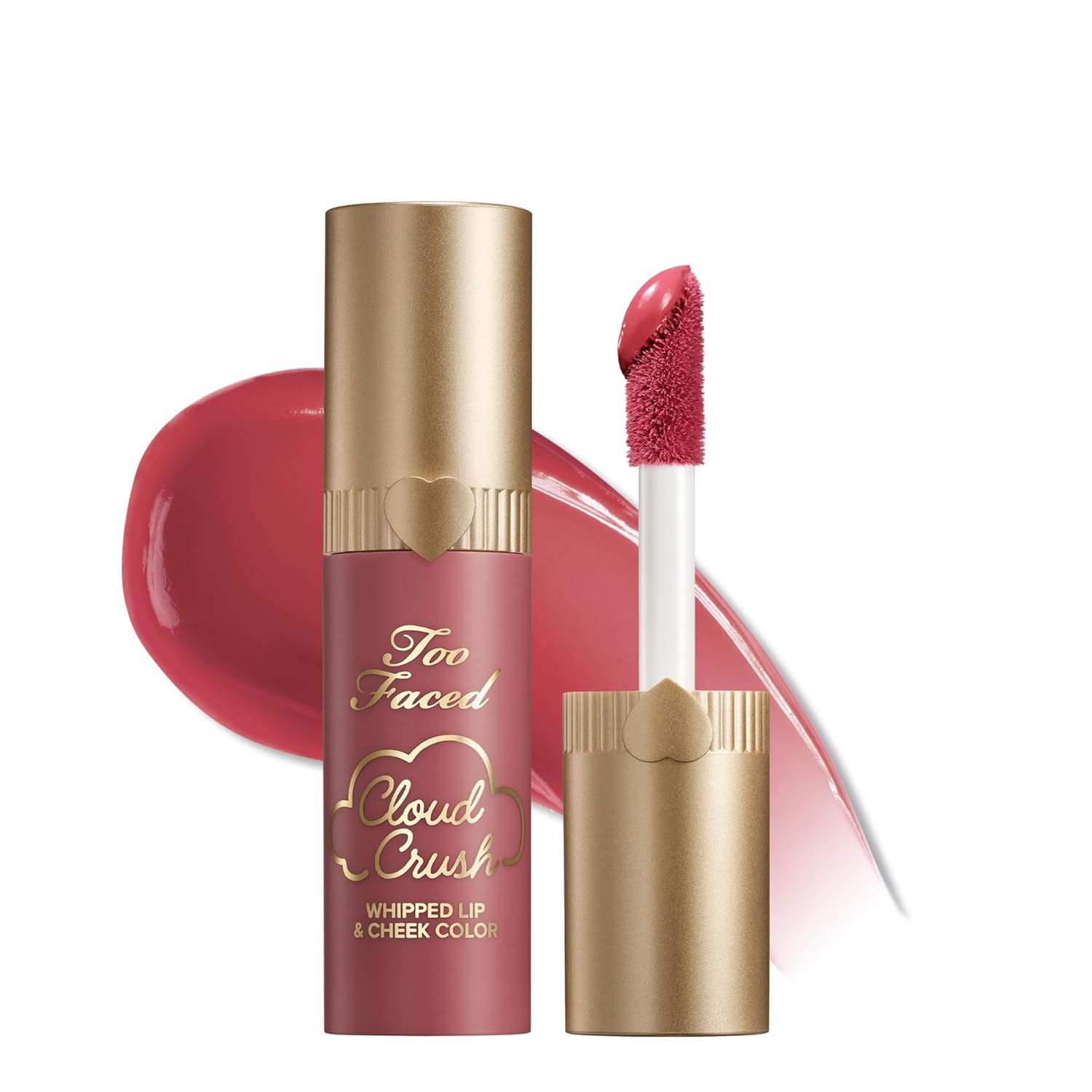 Too Faced Cloud Crush Whipped Lip & Cheek | Creamy Multi-Use Formula with Hyaluronic Oil for a Soft-Focus Longwear Flush