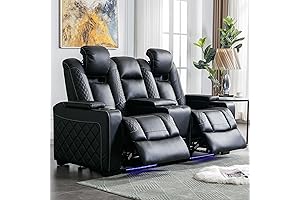 CANMOV Home Theater Seating with Ambient Lighting