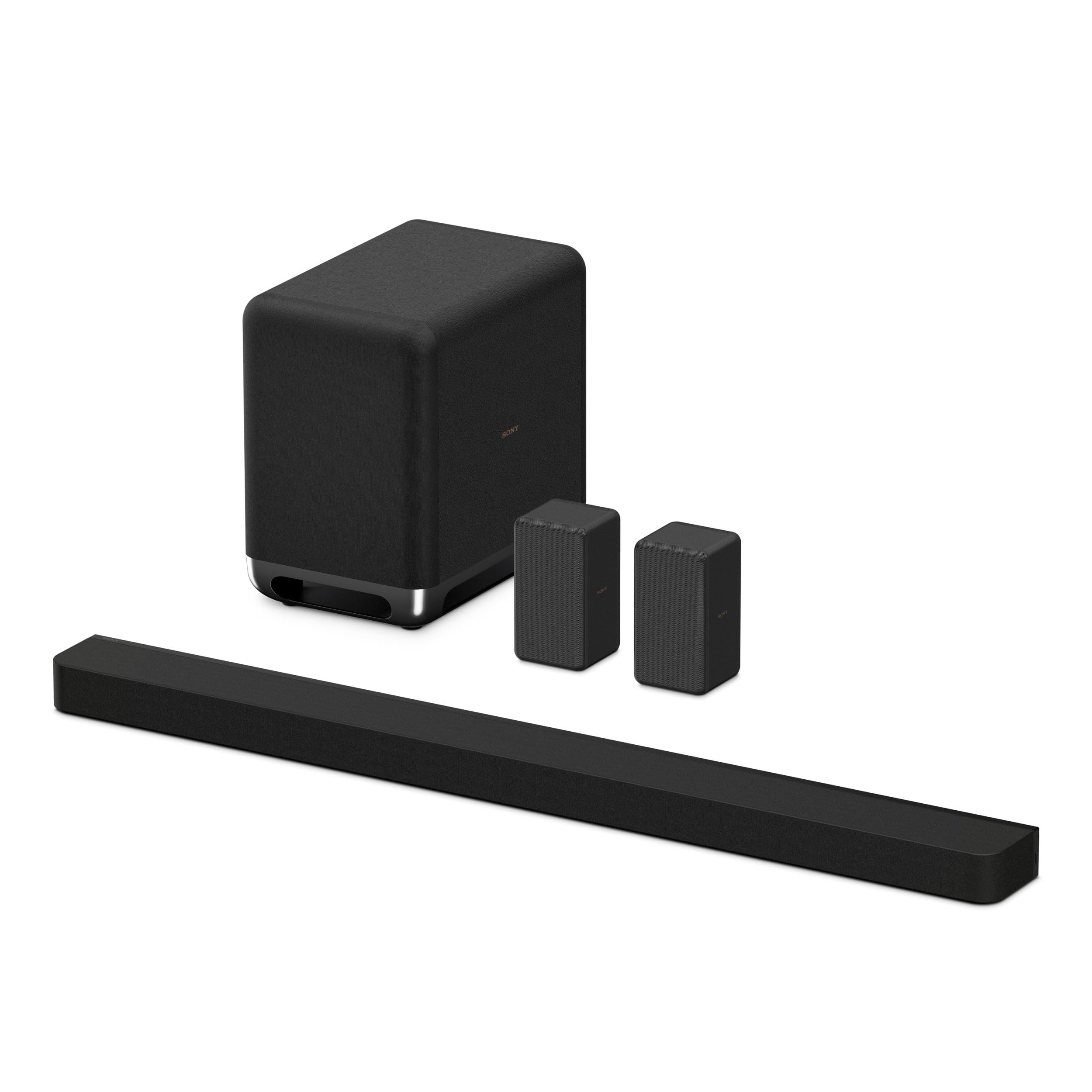 Sony New Launch BRAVIA Theatre BAR 9 Premium Soundbar Home Theatre System for TV with 360 Spatial Sound Mapping, IMAX,Dolby Atmos/DTSx (HT-A9000) with subwoofer SW5 & Rear Speaker SA-RS3S-Black
