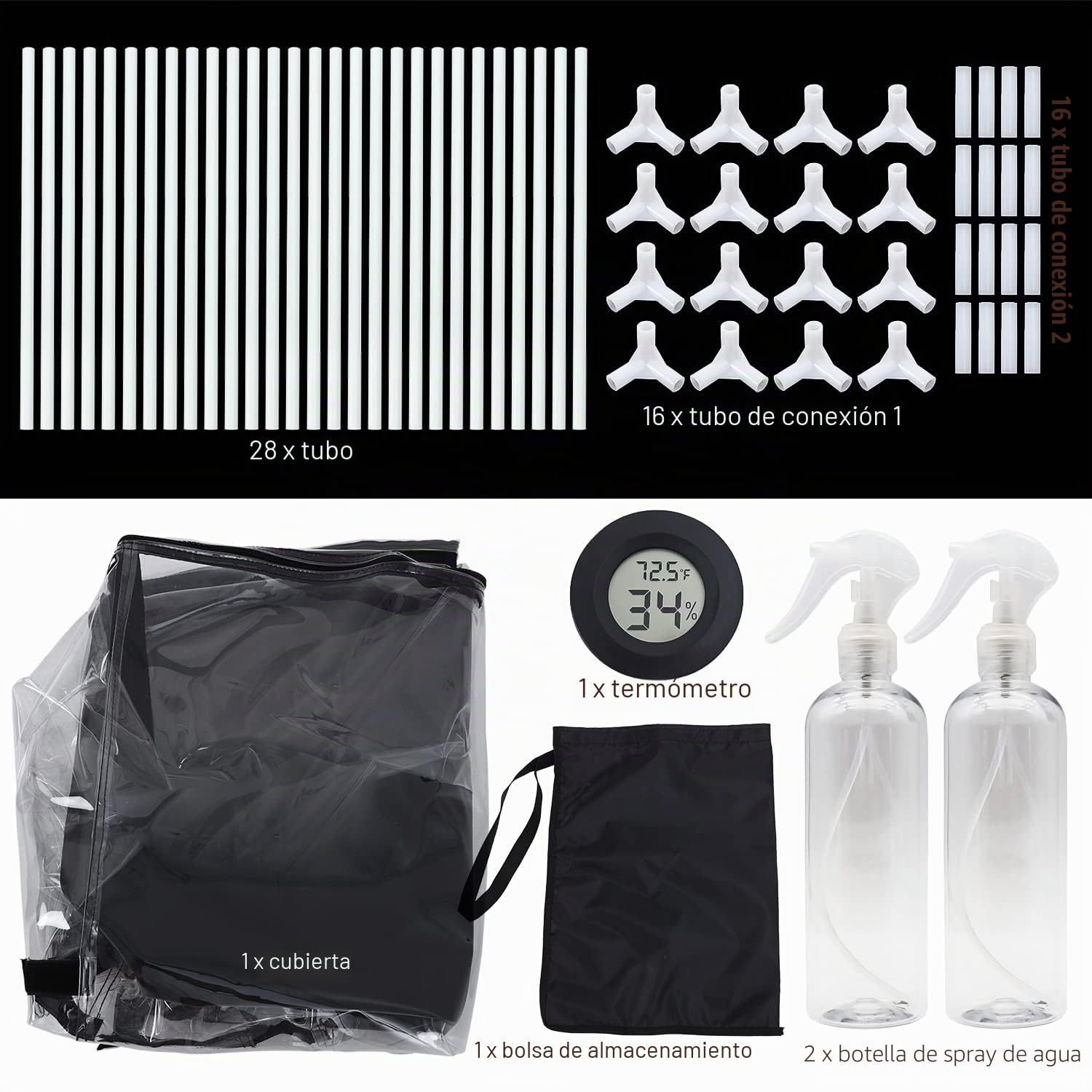 Caja grande de aire comprimido de micología de setas y estaciones de propagación con capucha de humo kit de cultivo bolsas para su kit de tubo monotubo bolsa de plantación tienda de campaña para