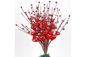 Valentine Floral Picks - Festive Decorations for Romantic Celebrations