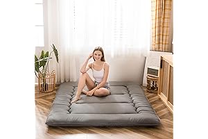 MAXYOYO Comfort Orthopedic Floor Sleeping Pad Tatami Mattress, Foldable Sleeping Mat for...