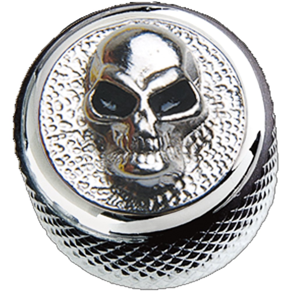 Amazon.co.jp: Q-parts DOME Angry Skull Metal Chrome KCD-0119 