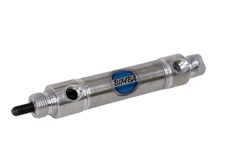 BIMBA 041-DP 1 INCH Stroke, 3/4 INCH BORE, AIR Return, Double Acting, Original LINE, Pivot Type, Pneumatic Cylinder, Standard