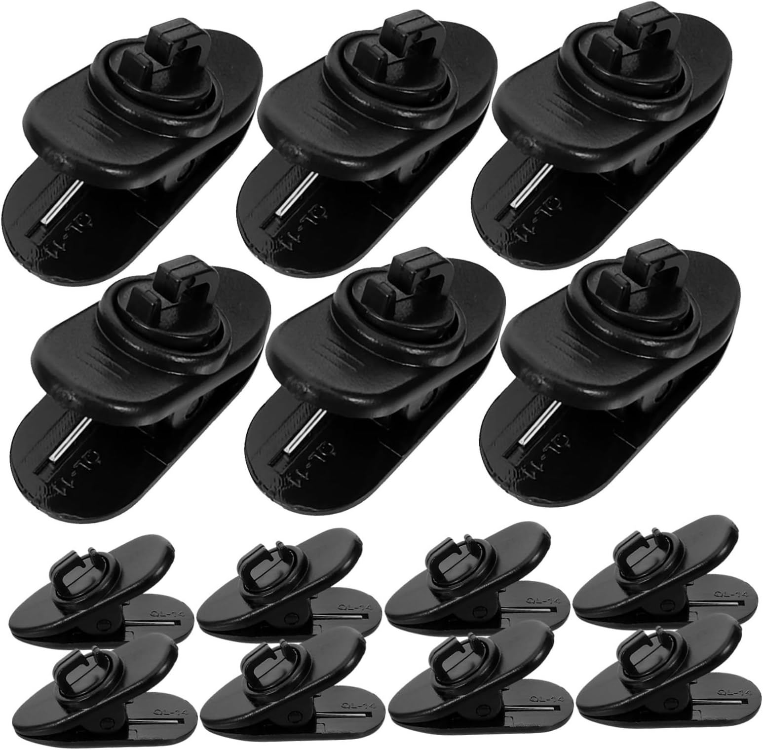 30pcs Small Lapel Microphone Clips Mini Mic Holder Tie Clips for Microphone Accessories Suitable for Conference Speech and Stage Use
