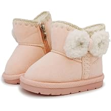 Baby Boots Winter Snow Booties Infant Boys Girls Outdoor Warm Shoes for Cold Weather 6 9 12 15 18 24 Months