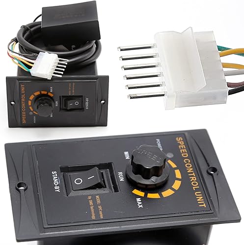 Miniatura 8 de Motor reductor de engranajes variable ajustable de 120W 3K10K30K40K AC110V 135RPM con controlador de velocidad para la industria (120W 10K 110V)