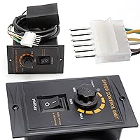 Vista 6 de Motor de engranaje de la CA de 250W 5K 110V, motor variable ajustable del reductor del engranaje con el regulador de la velocidad para la industria