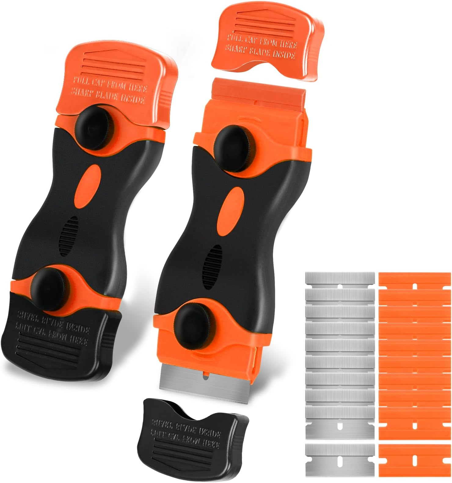 Amazon.com: DEKEones Razor Blade Scraper, 2 Pack Double Edged Razor ...