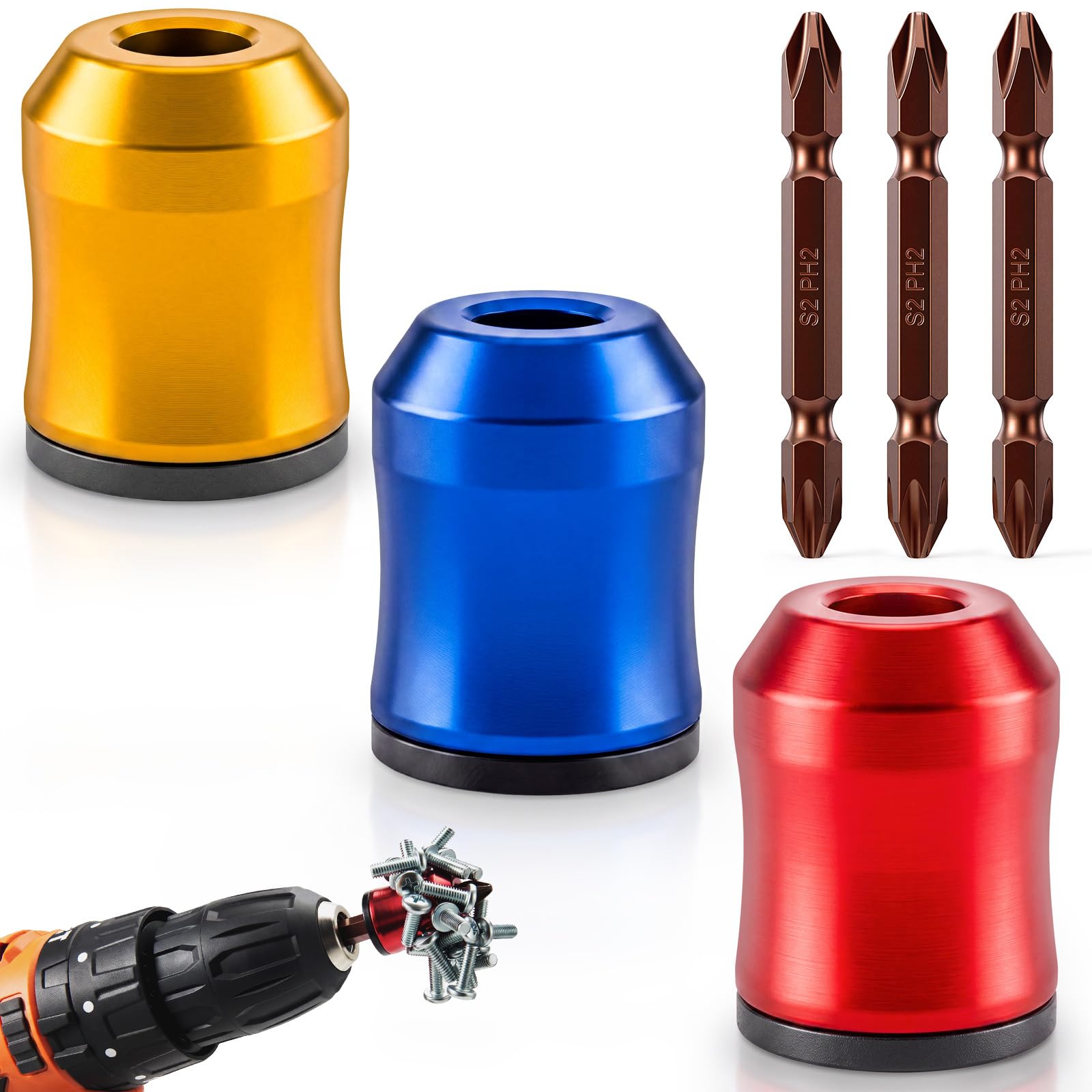 Magnetic Bit Holder & PH2 Screwdriver Set -1 Magnetic Bit Holder & PH2 Screwdriver Set -1