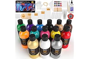 Nicpro Acrylic Pouring Paint Kit for Beginners & Professionals