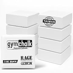 Gibson Athletic Gymnastic Powder Chalk Block Premium Taiwan Gymnastics Chalk Blocks Pack of 8 Chalk Blocks Magnesium Carbonate