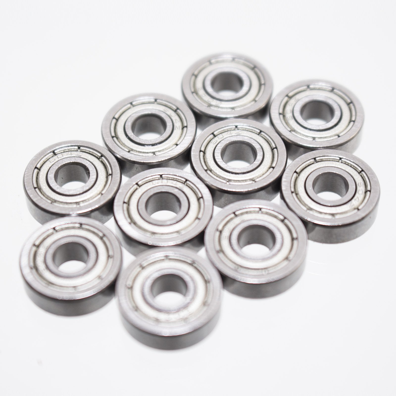 10pcs D Nylon 604 Groove Ball Bearings – 4x16x6mm, Embedded Plastic Guide Pulley