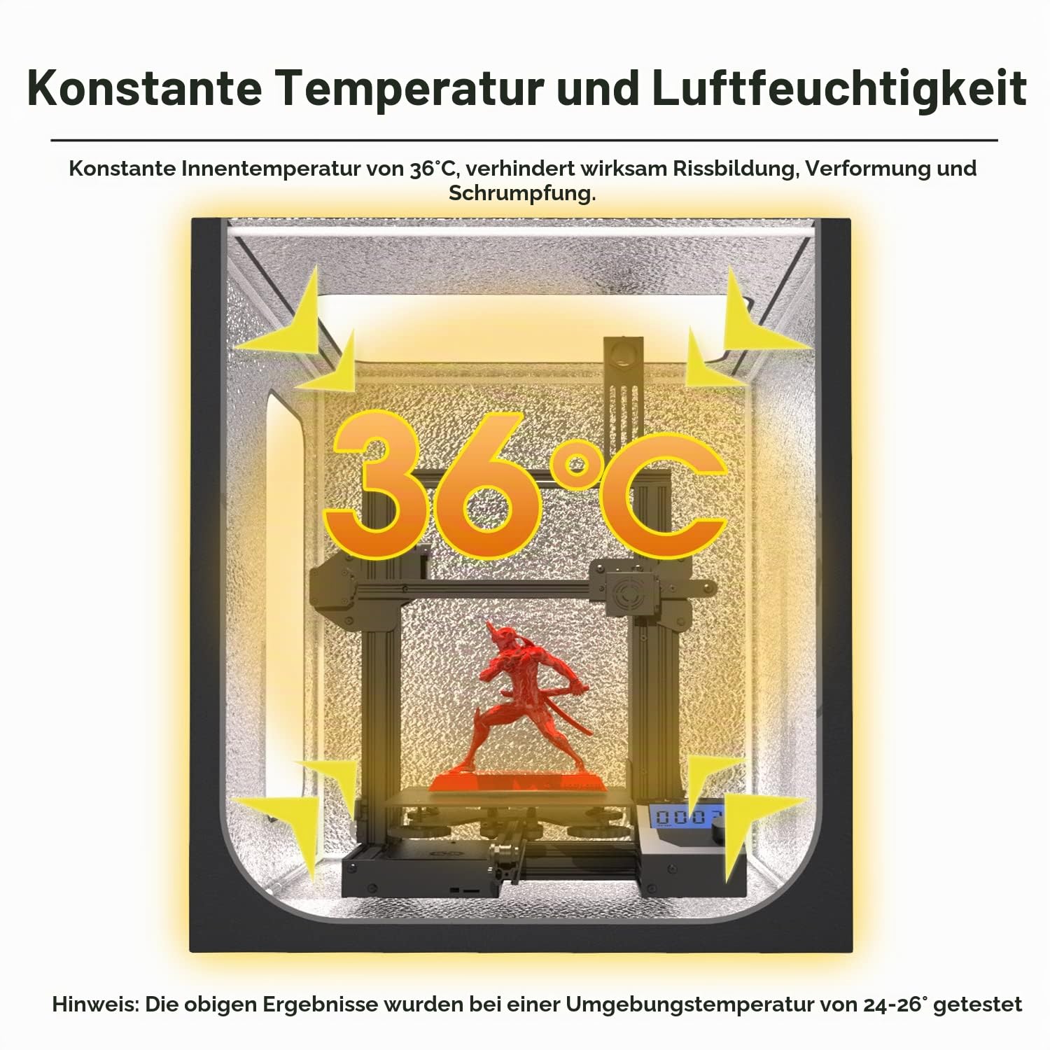 eSUN 3D Druckergehäuse 3D Printer Enclosure Feuerfestes Staubdichtes